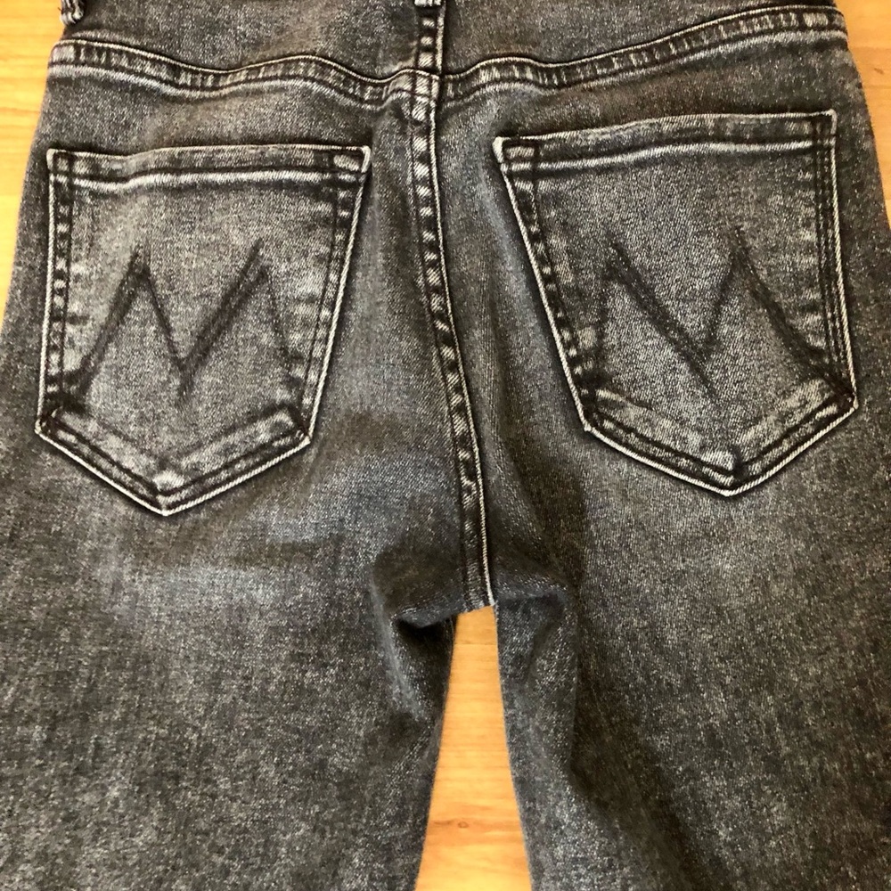MOTHER Women Faded blue Straight Jeans 26 Size - Picture 6 of 8